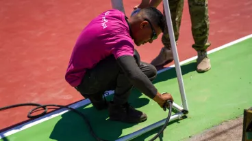 Rénovation des terrains omnisports/Terrain de proximité Oulad Ayad /2 avril 2023