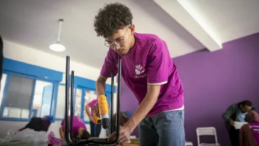 Creation of a connected classroom in Yahya Al Kadali school