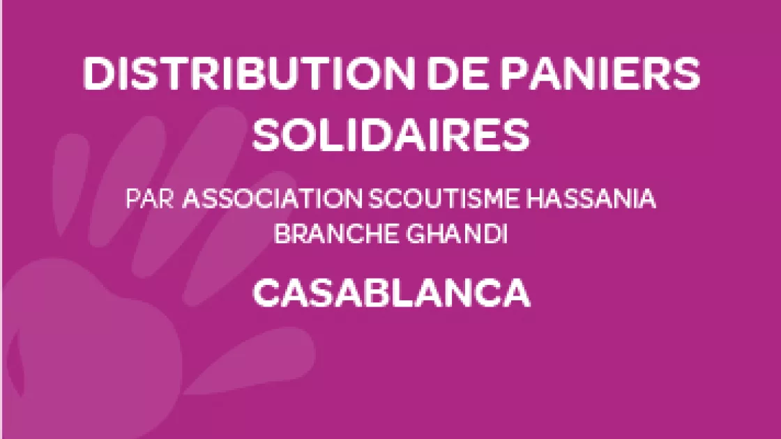 L’association Scoutisme Hassania (Ghandi)